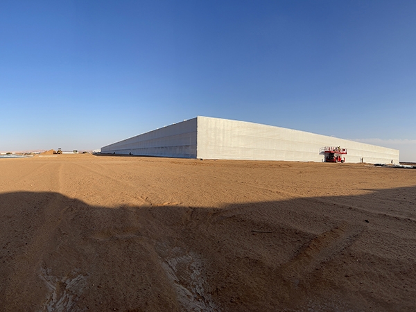 A 30-hectare greenhouse in Riyadh, Saudi Arabia