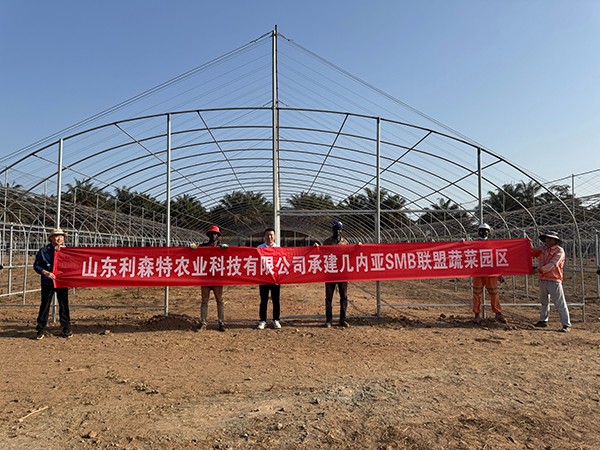 几内亚SMB联盟蔬菜园区施工现场